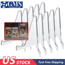 10/20/50 Pcs Clear Acrylic Trading Card Stands Coins Sports Cards Display Holder