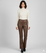 Citizens Of Humanity Colette Leather Pants Lambskin Size 28/6 Style 1909