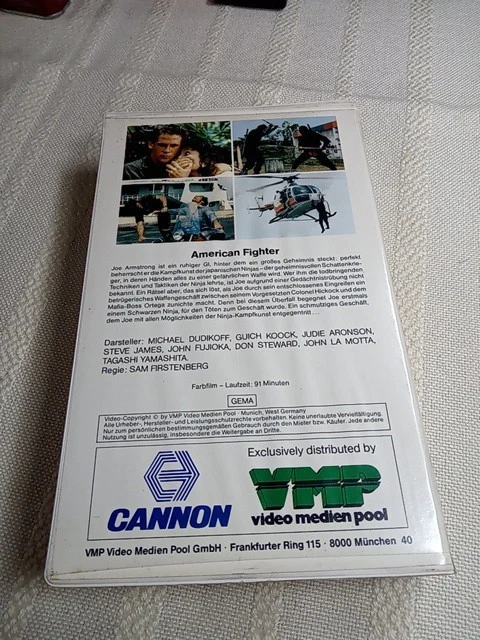VHS Kassette - American Fighter - VMP Softbox - Rarität  - Bild 2 von 4