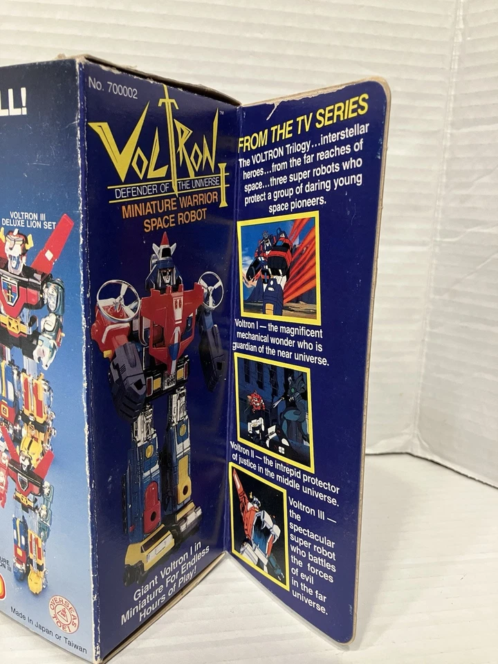 Voltron I Vehicle Team Miniature warrior w Box 1984 Matchbox Dairugger - Image 3 of 4