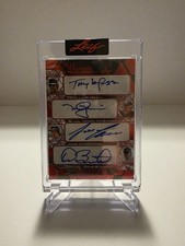 Tony La Rusa/Mark Mcgwire/Jose Canseco/Dave Stewart Leaf Spectacular Auto 1/2