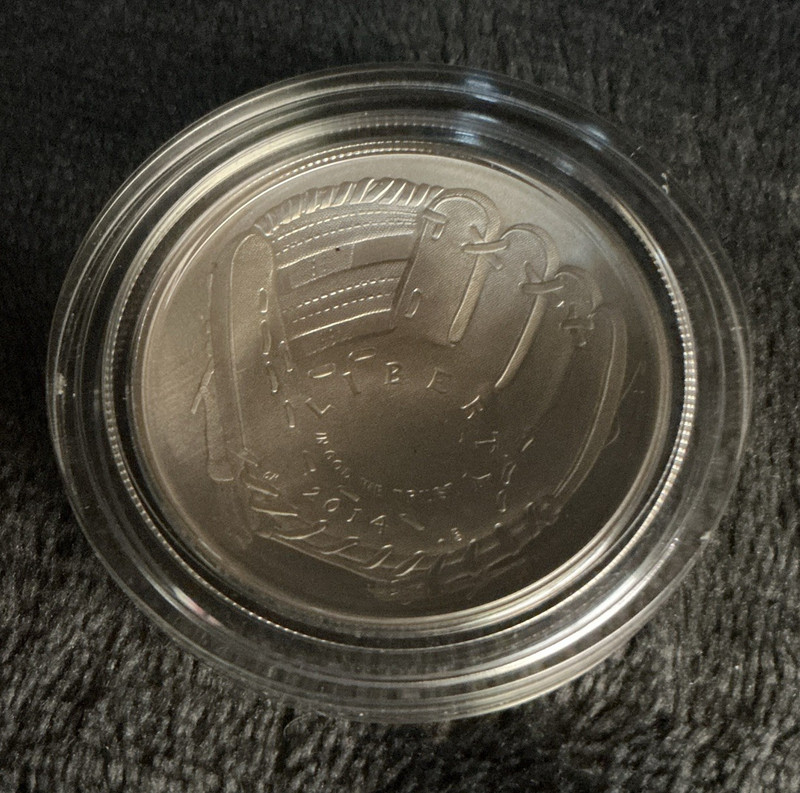 2014 Baseball Hall of Fame $1 Business Philadelphia 0.9 Silver/Clad