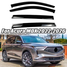 For Acura MDX 2022-2026 Rain Guards Window Visor Wind Deflector Premium Style