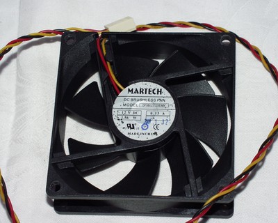 Lüfter 80x80x25mm MARTECH DF0802512SEMN, 12V 0.13A
