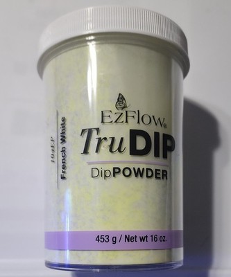 Ez Flow Tru Dip Powder 16oz French White 104EP