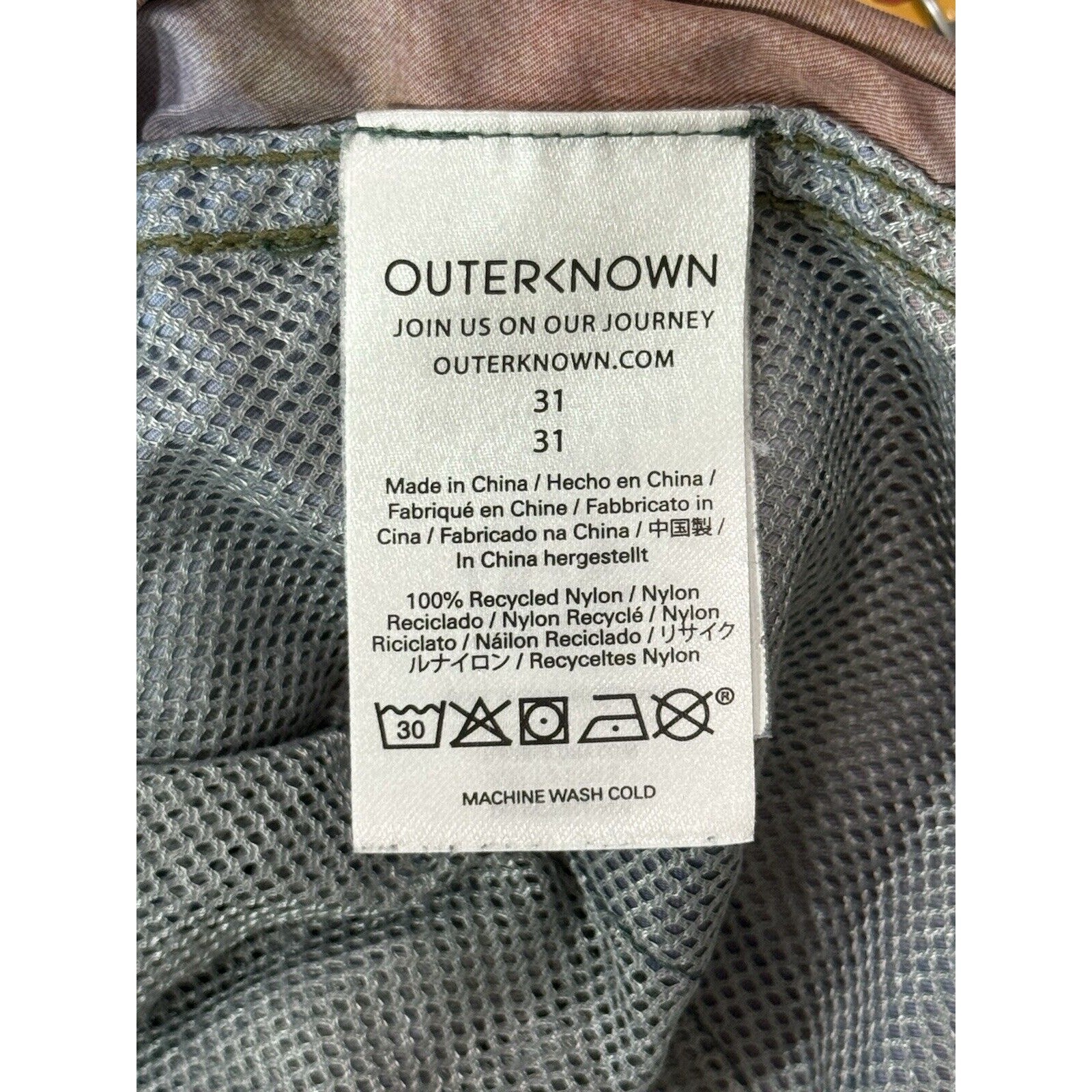 Outerknown Board Shorts Drawstring Trunks Multico… - image 7