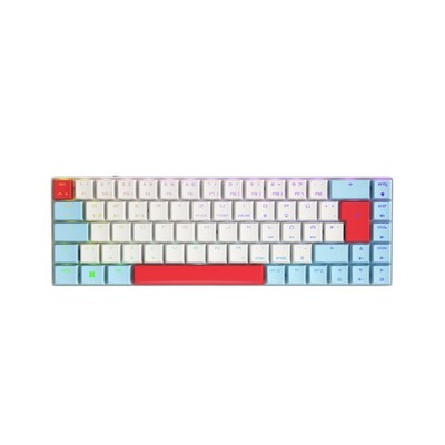 Cherry MX-LP 2.1 Compact Wireless weiß/hellblau/rot, MX LOW PROFILE RGB SPEED, U