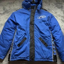 Vintage Orlando Magic Jacket Boys XL/20 Mighty Mac Sports NBA Fits Adult Medium