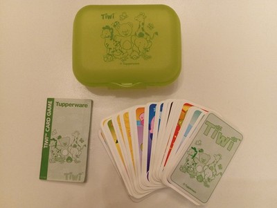 Tupperware Twin-Set Box mit Tiwi Kartenspiel