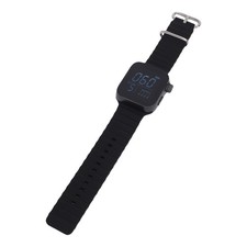 Vibrating Metronome Watch Adjustable Beat Trainer For Musicians Black