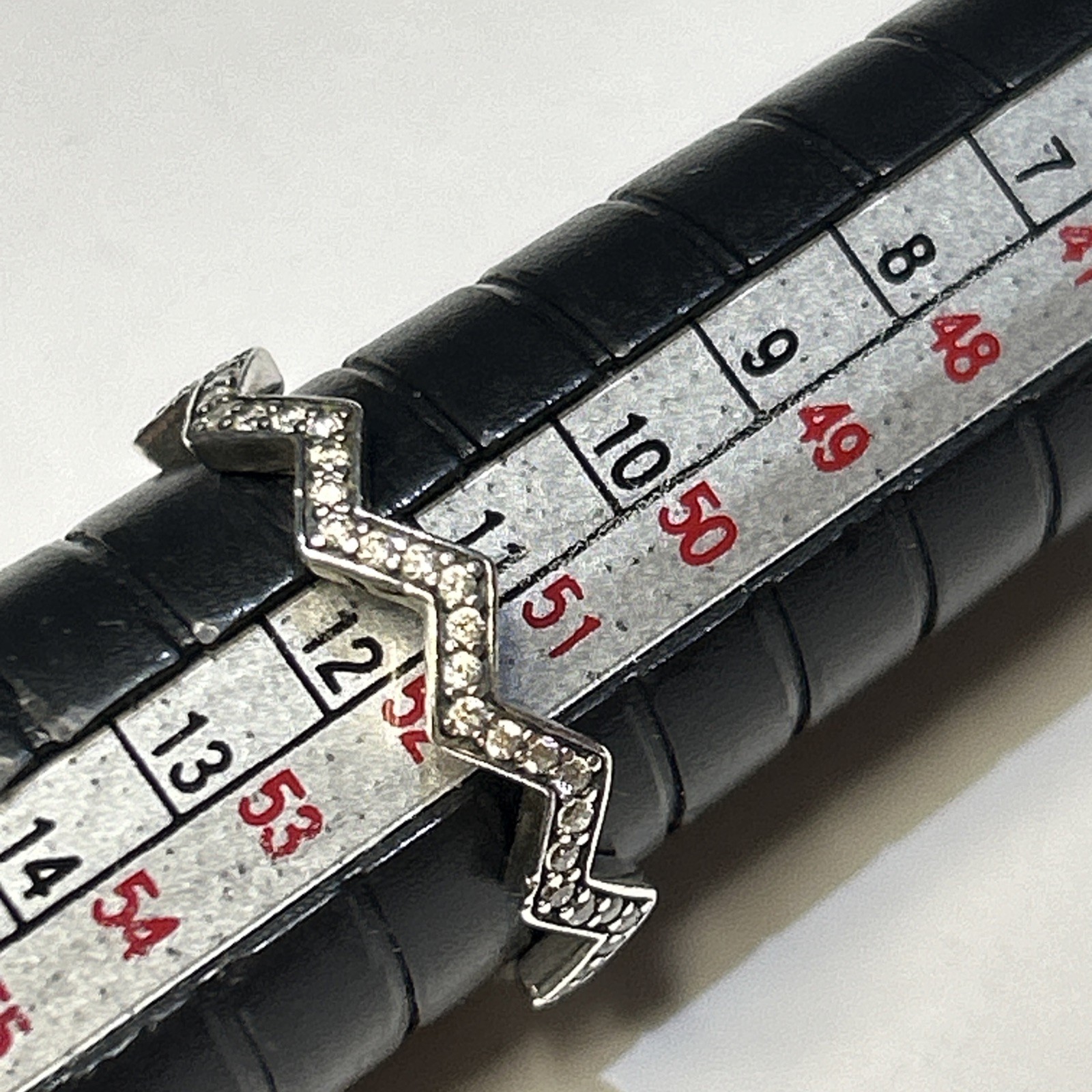 Authentic Pandora 🌟 Stackable Sparkling Zigzag R… - image 5