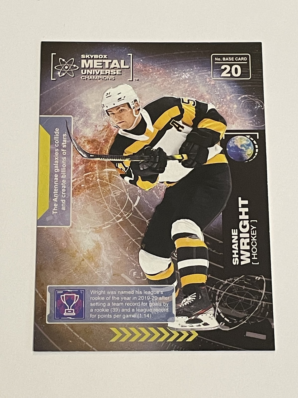 2021 SkyBox Metal Universe Champions Multisport #20 - Shane Wright - Hockey