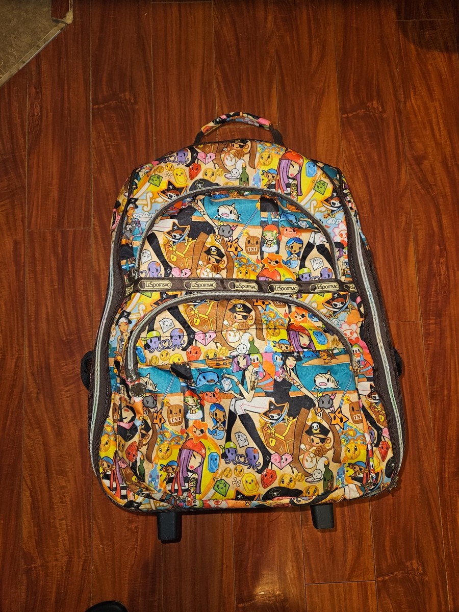 LeSportSac x Tokidoki Backpack / Roller Bag (22x14x10) | eBay display picture 1