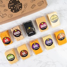 Gourmet Cheese Selection Gift Hamper - 10 Artisan Wedges