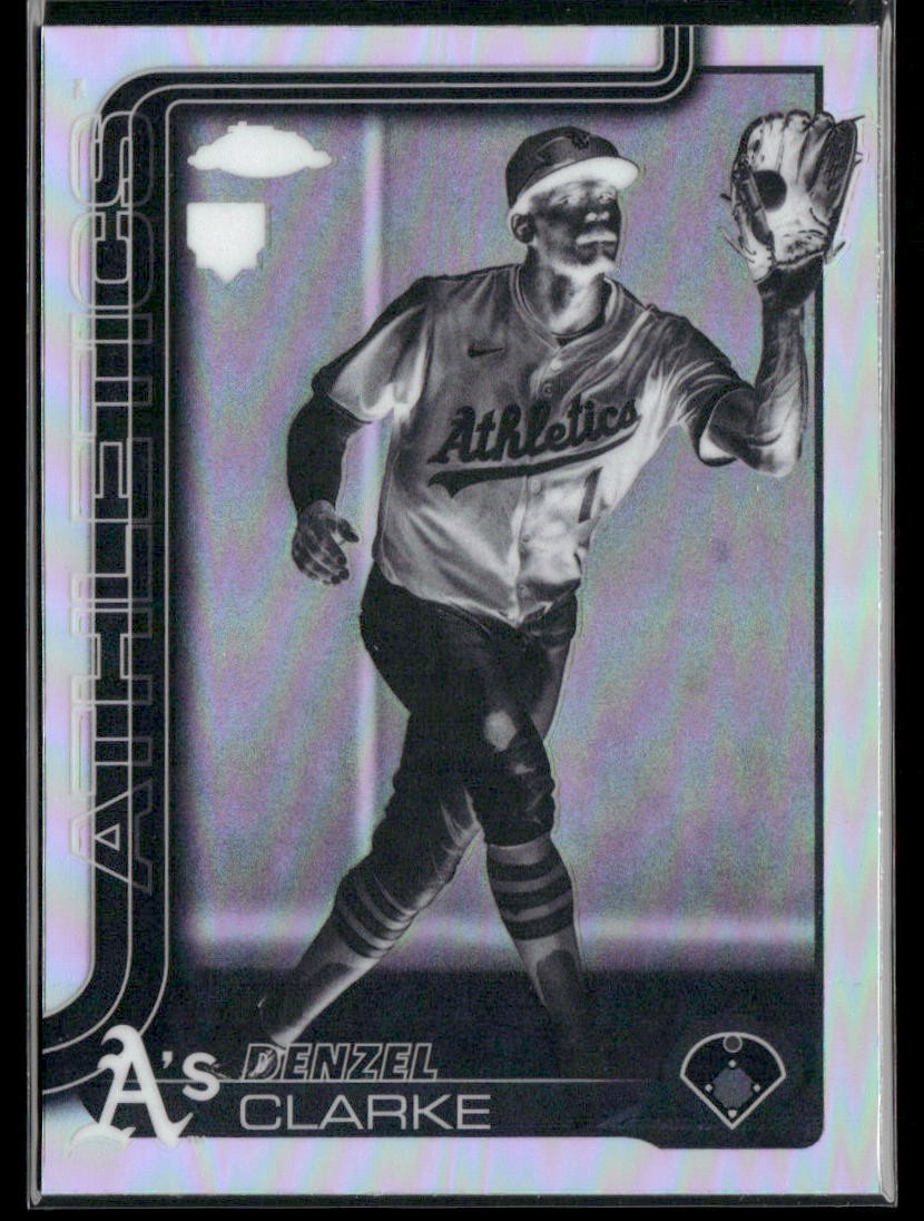 2025 Topps Chrome Update #USC15 Denzel Clarke Negative Refractors