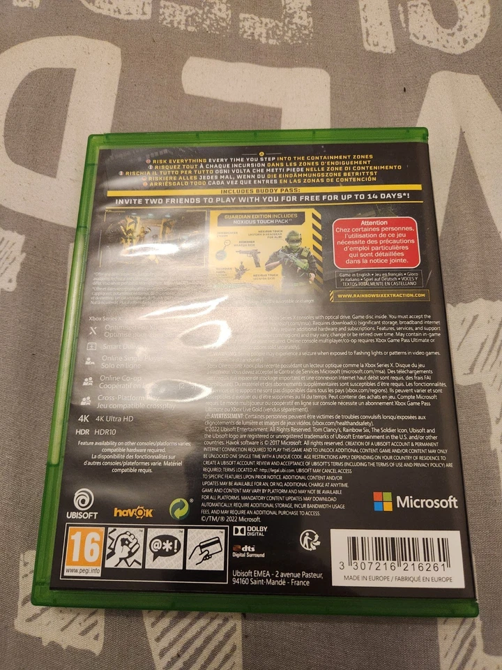 Ubisoft Tom Clancy's Rainbow Six Extraction Guardian Ed Xbox One/Series X|S, photo 4 of 5