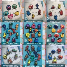 Crocs Handmade jibbitz 5-10pc Elmo Cookie Monster Oscar shoe charms