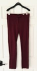 JUICY COUTURE PONTE PANT Stretch Skinny Trouser PORT WINE Dark Red Burgundy 6 — photo 9