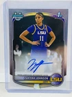 2025-26 Cowman Chrome U ZaKiyah Johnson 1st Auto CPA-ZJ