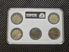 League Of Legends X Momchilovtsi Coin Album Set Riot Games Rare Promo China LOL