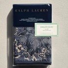 Ralph Lauren Keaton Standard Pillow Sham ~ Indigo Blue ~ Brand NEW