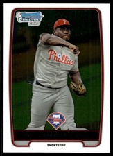 William Carmona 2012 Bowman Draft Picks & Prospects #BDPP80 Phillies MLB READ