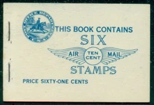 SCOTT # BKC-1 UNEXPLODED BOOKLET, MINT, OG, NH, FRESH, GREAT PRICE!