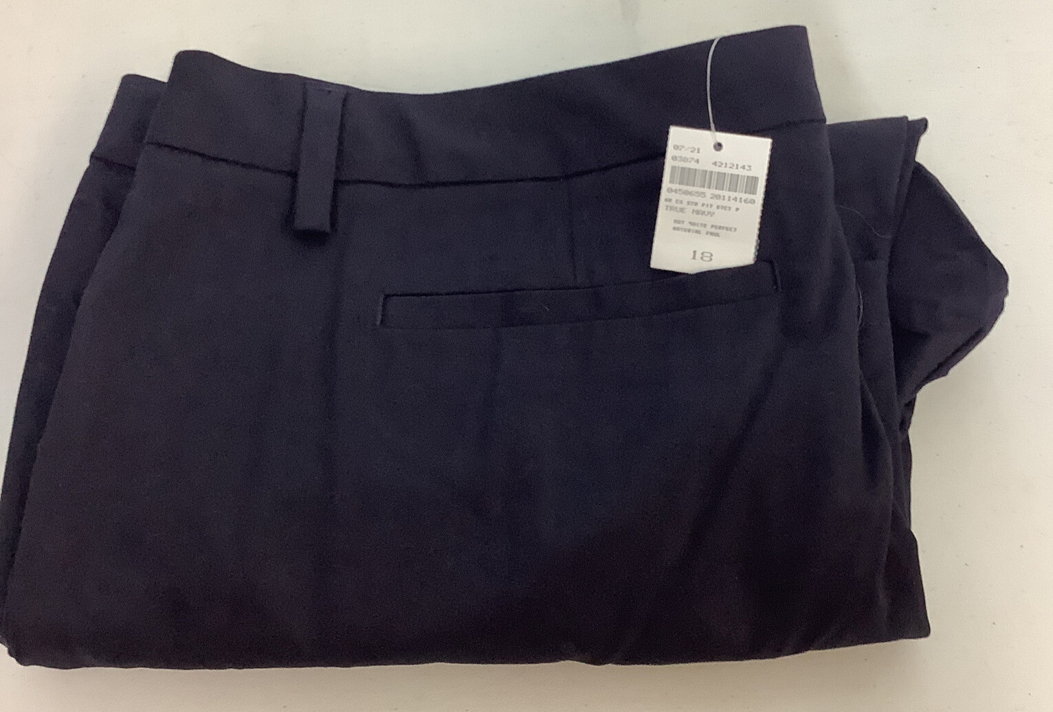 Lands’ End true navy boot cut pants 450655 eBay