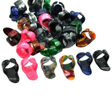 50pcs Celluloid Finger Picks Open Design for Guitar Banjo Dobro Mixed Colors