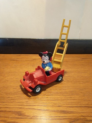 Vintage Bully made in Germany Mickey Mouse Fire Truck w/ Ladder - 第 1/11 張圖片