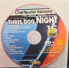 90239 THREE DOG NIGHT CHARTBUSTER KARAOKE CDG LOT VA