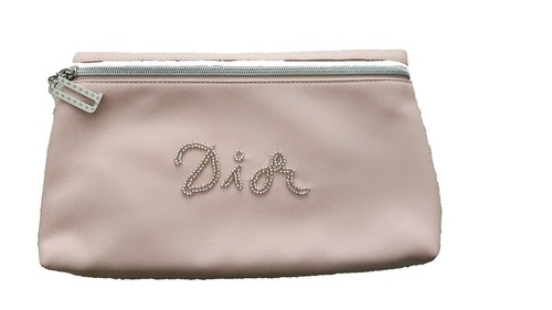 DIOR Coral Pink Makeup Pouch Bag | eBay display picture 2