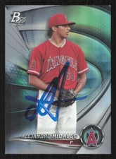 ALEJANDRO HIDALGO Autograph 2022 Bowman Platinum card auto LOS ANGELES ANGELS