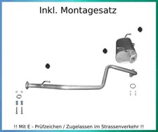 Auspuffanlage für Suzuki Jimny 1.3 80PS / 82PS Bj.98-04 Auspuff Montagesatz