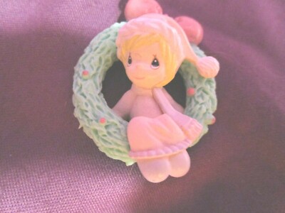 VINTAGE PRECIOUS MOMENTS WINTER WONDERLAND MINI ORNAMENT | eBay