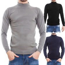 Men's Slim Fit New High Neck Pullover Sweater QYB-239