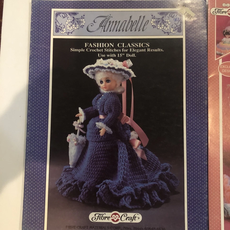 4 Crochet Patterns: Annabelle, Marissa, Amy, Erin - Image 2 of 4