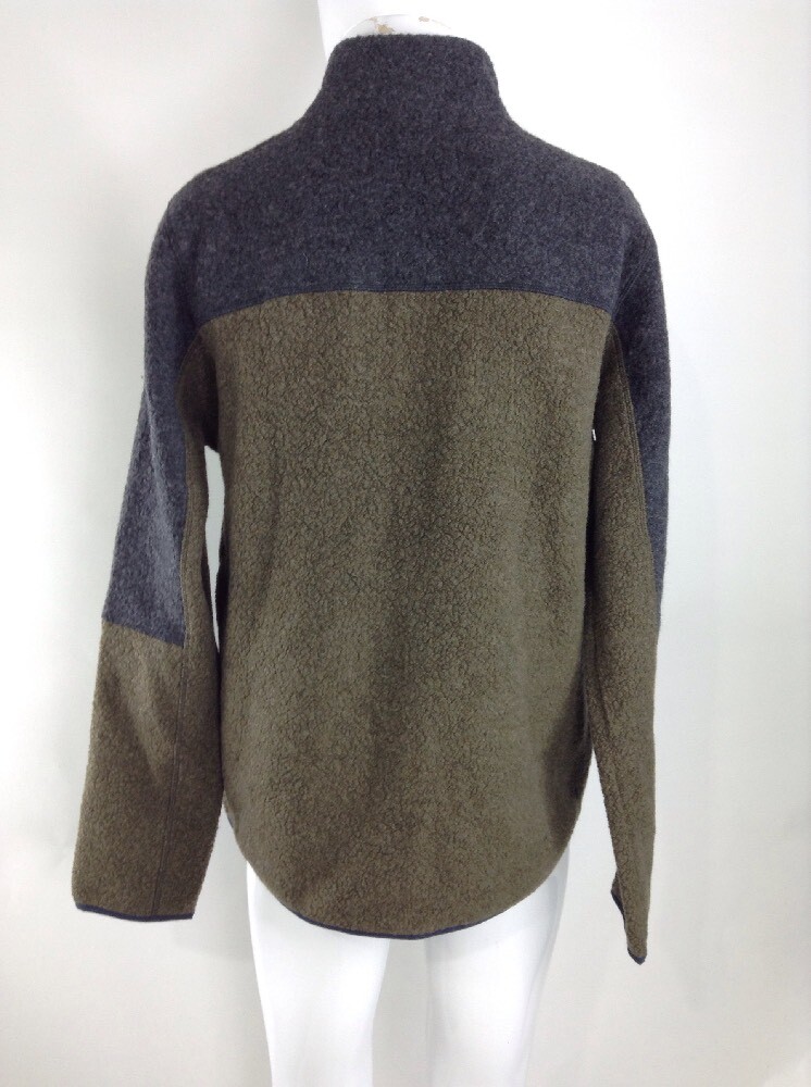 SmartWool Men Anchor Line Sherpa Full Zip Jacket Olive Medium 16317023