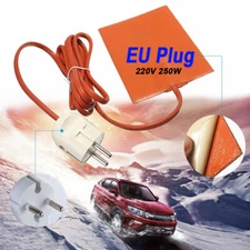 110V/220V Silicone Heater Pad Car Engine Block Tanks Heating Oil Pan w/ US/EU