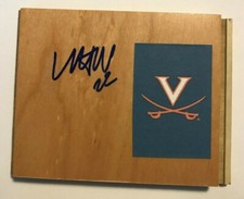 MONICA WRIGHT Signed WNBA Floor Tile MINNESOTA LYNX Basketball Univ of VIRGINIA