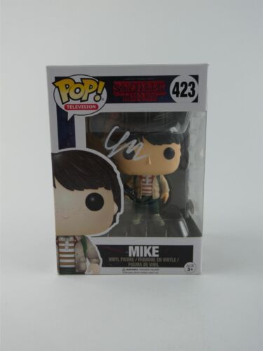 Funko Pop 423 firmado por Finn Wolfhard Stranger Things Mike autografiado certificado de autenticidad JSA - Imagen 3 de 9