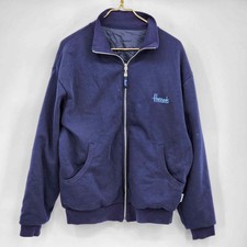 Harrods Men's Blue Full Zip Up Jacket With Pockets Size Medium
