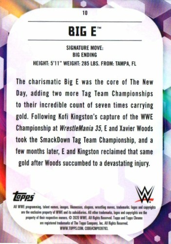 2020 Topps WWE Chrome 💥YOU PICK💥 Base Insert RC Wrestling Card - Picture 15 of 147