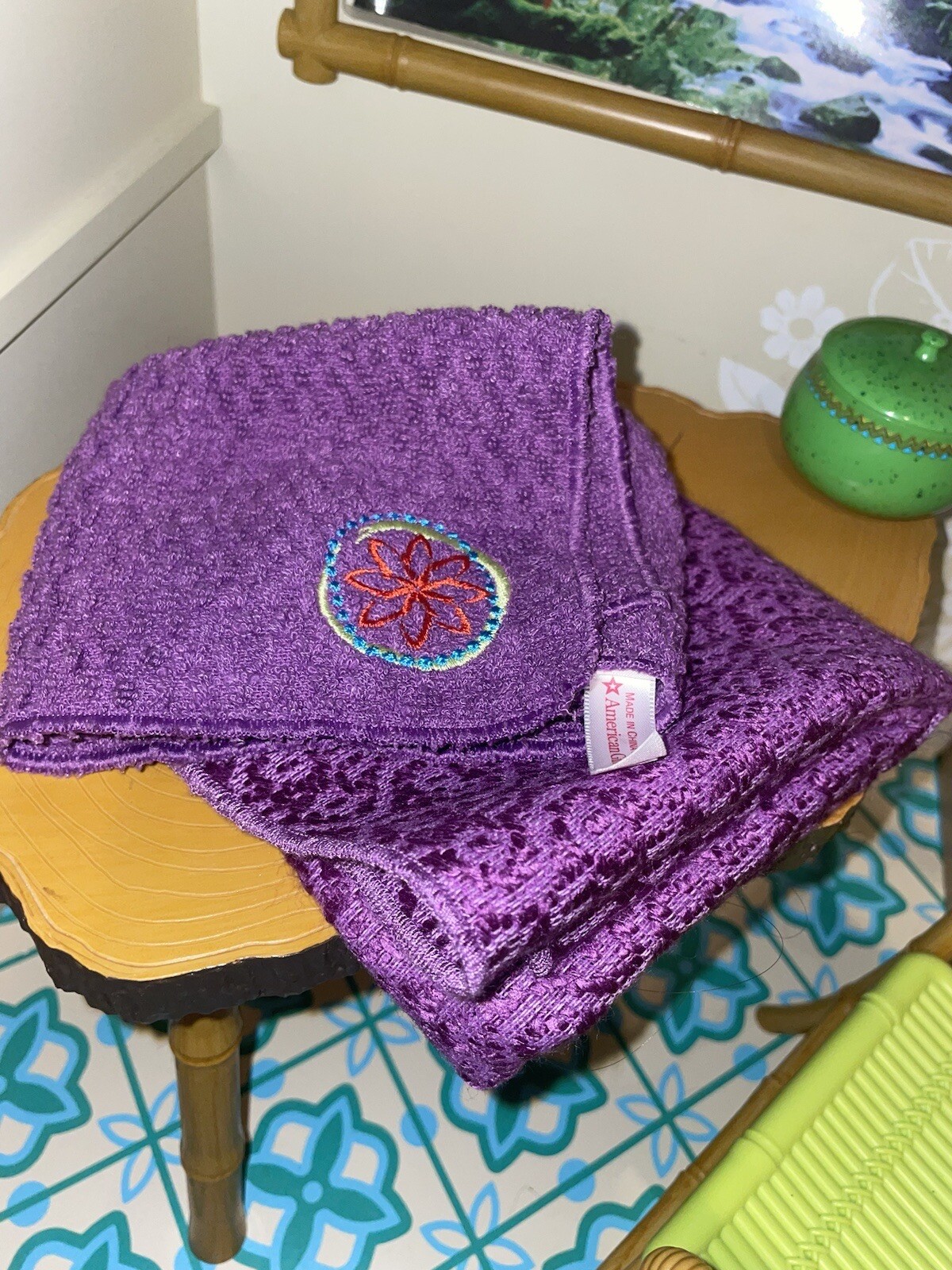 American Girl Doll Lea's Rainforest Tree House Hut Tropical Retired