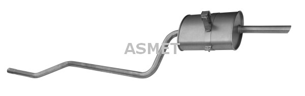 Asmet EndschalldäMpfer SchalldäMpfer FüR Toyota Corolla Liftback Station Wagon-image