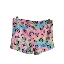 Disney Girl's 6 Minnie Mouse Shorts Tie Dye Graphic Print Pull On