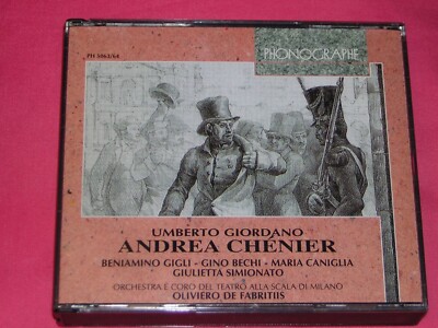 OPERA Giordano ANDREA CHENIER Gigli 2CD