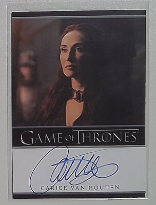 2024 Carice Van Houten as Melisandre: Game of Thrones: Bordered Auto