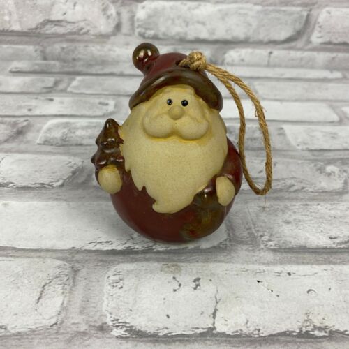 Roly Poly Santa Claus Kris Kringle Christmas Holiday Ornament  - Picture 1 of 3