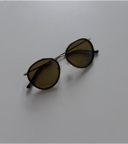 Dries Van Noten × Linda Farrow Tortoiseshell and Rose Gold Sunglasses - Picture 1 of 12